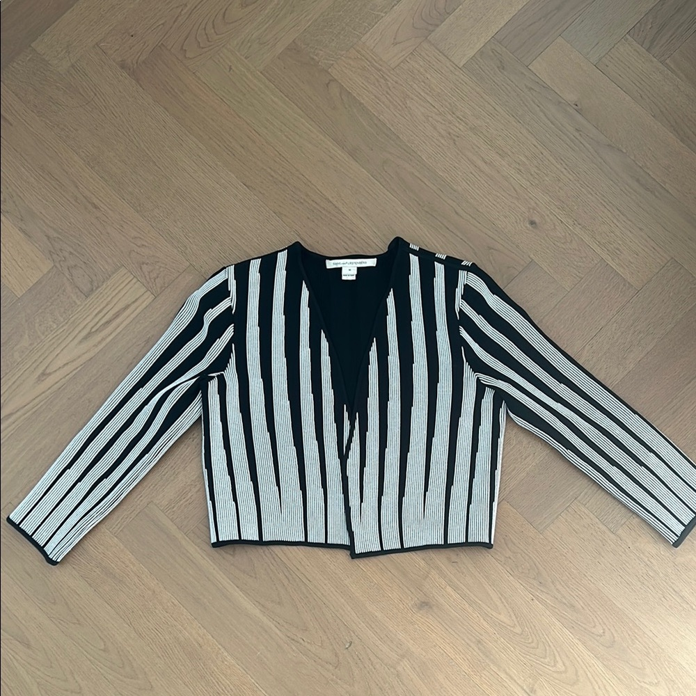 Striped Black and White Jacket